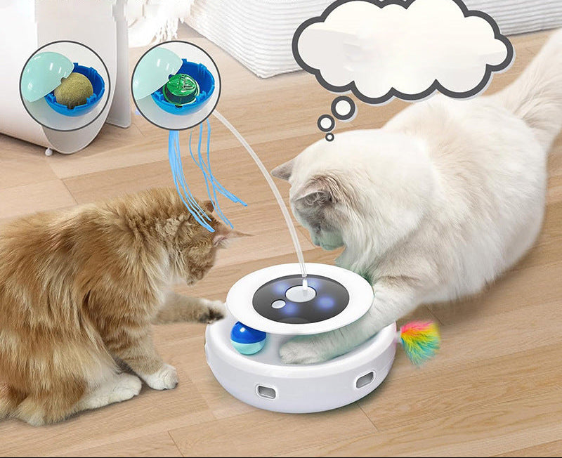 Automatic Cat Teasing Game Spinner Toy