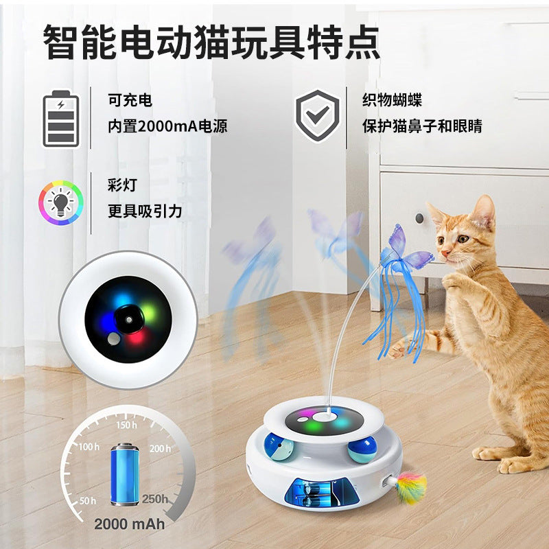 Automatic Cat Teasing Game Spinner Toy