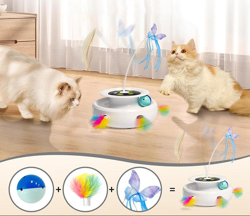 Automatic Cat Teasing Game Spinner Toy