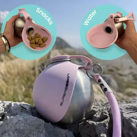 Folding Portable Water Bottle For Outdoor Pet Walking