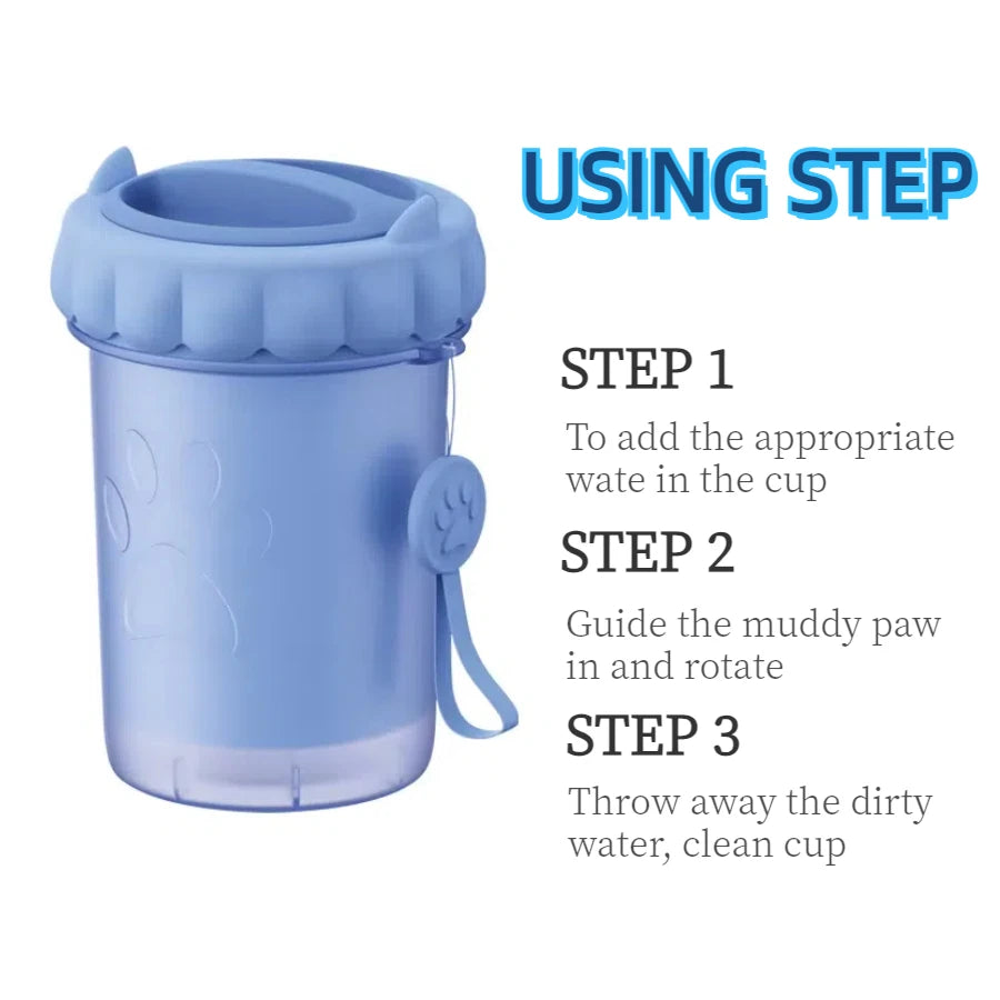 Portable Dog Silicone Paw Cleaner