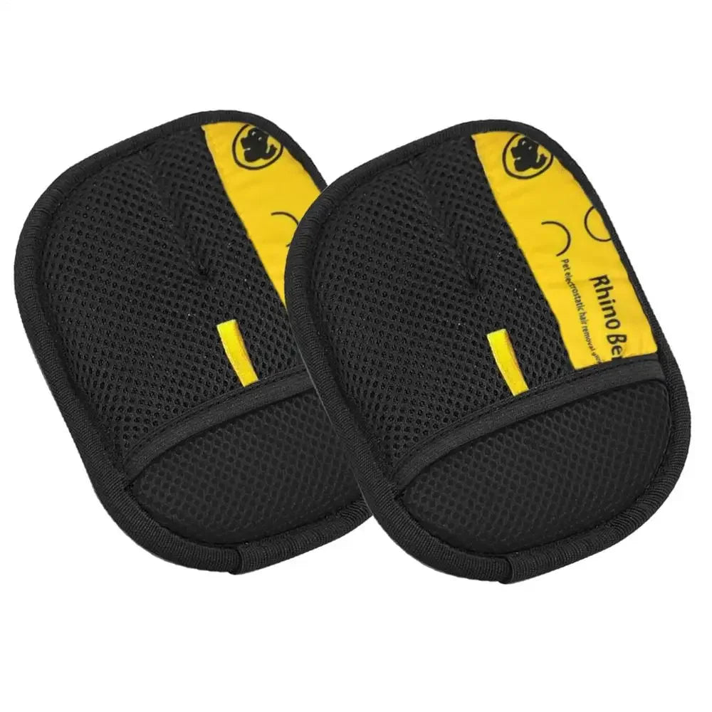 2-Pack Cat & Dog Grooming Gloves - Pet Hair Removal Brush